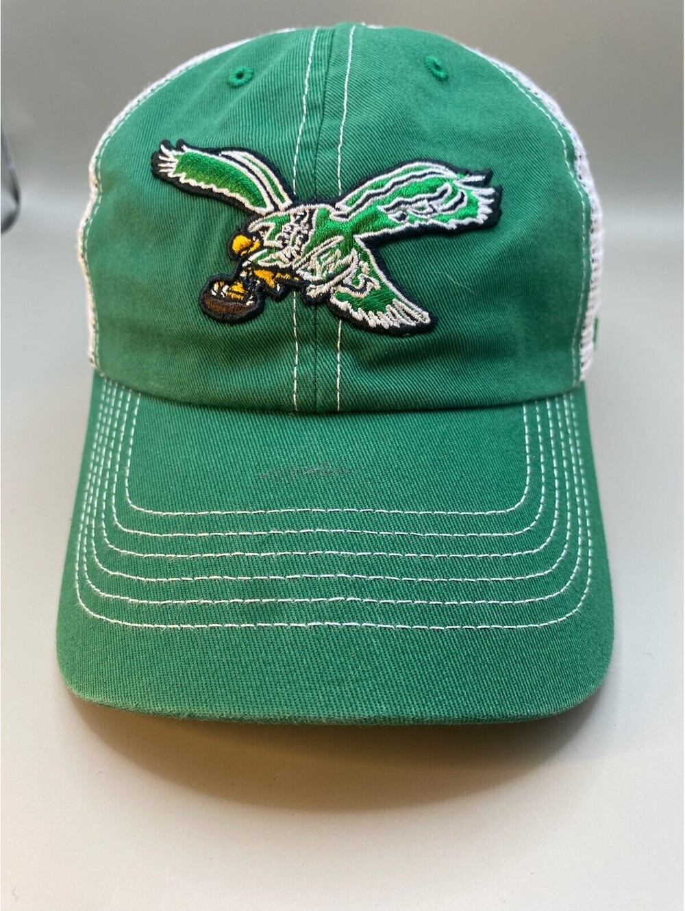 47 MLB Trawler Philadelphia Eagles Mesh Trucker Clean Up Adjustable Hat, Adult